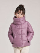Giubbino per bambina Herno Kids rosa con design trapuntato PI000189G12017Z 4138 HERNO KIDS 