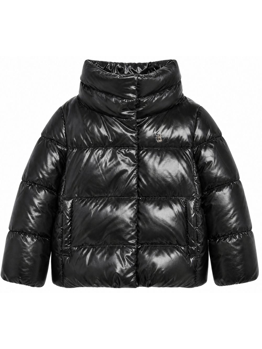 Giacca trapuntata per bambina Herno Kids nero a collo alto PI000189G12017Z 9300 HERNO KIDS 