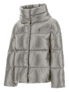 Giubbino per bambina Herno Kids grigio con design trapuntato PI000189G12017Z 9406 HERNO KIDS 
