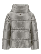 Giubbino per bambina Herno Kids grigio con design trapuntato PI000189G12017Z 9406 HERNO KIDS 