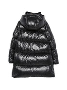 Giubbino per bambina Herno Kids nero collo alto e trapuntato PI000195G12017Z 9300 HERNO KIDS 