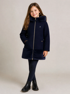 Cappotto per bambina Herno Kids blu navy con cappuccio PI000198G12638 9200 HERNO KIDS 