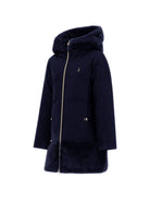 Cappotto per bambina Herno Kids blu navy con cappuccio PI000198G12638 9200 HERNO KIDS 