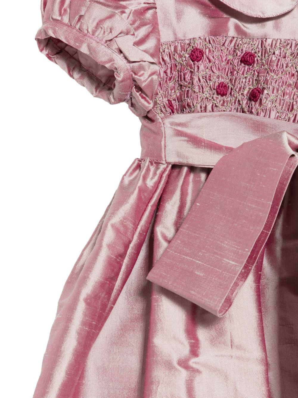 Abito per neonata Jesurum Kids rosa con ricamo floreale CABALBI VA.20 JESURUM KIDS 