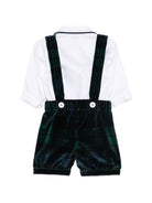Set camicia e salopette per neonato Jesurum Kids multicolore con motivo tartan OFIUCO LEO 36 8 JESURUM KIDS 