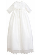 Set abito battesimale e cuffia per neonati Jesurum Kids bianco con dettagli in pizzo RICCIO 42 JESURUM KIDS 