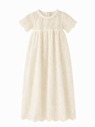 Abito e cuffia per neonata Jesurum Kids bianco con decorazione merletto all-over ROSA 42 JESURUM KIDS 