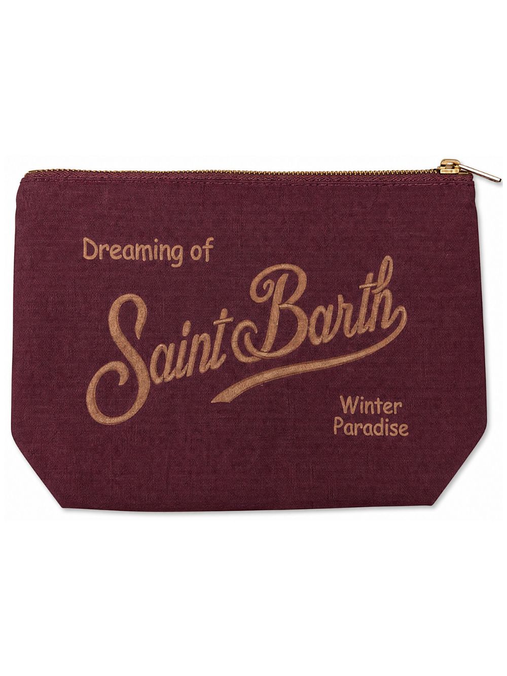 Pochette Aline Wax MC2 St. Barth rossa con logo a contrasto sul davanti ALI0058 00410M MC2 ST. BARTH KIDS 