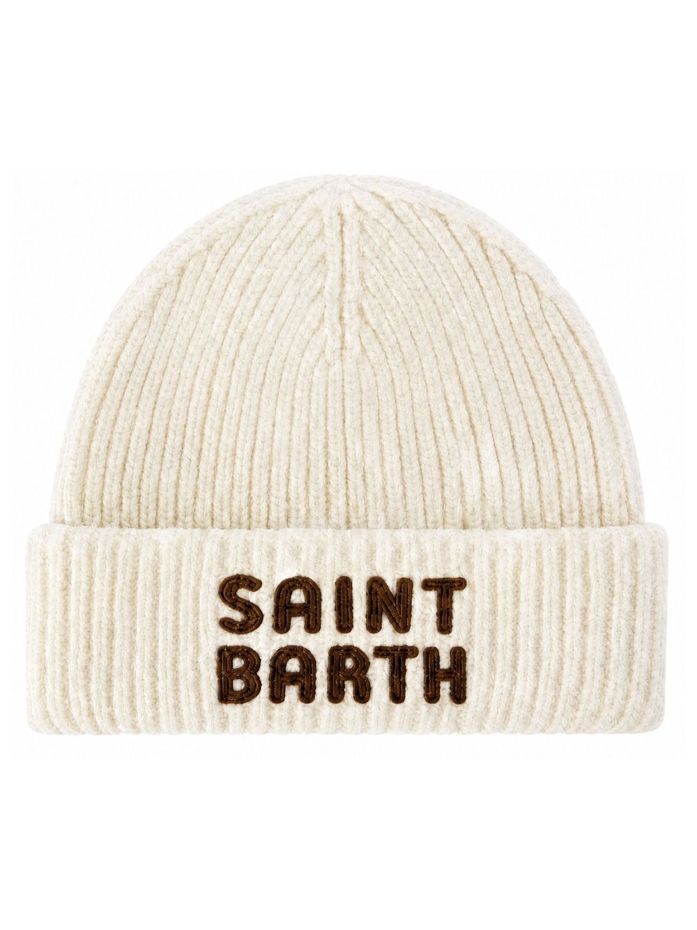 Cappello per donna MC2 St. Barth bianco con trama a coste BRR0003 00445M MC2 ST. BARTH 