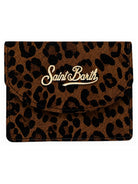 Portacarte MC2 St. Barth marrone con finitura spazzolata CARDH01 00101M MC2 ST. BARTH KIDS 