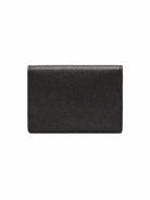 Portacarte MC2 St. Barth nero in pelle con logo sul davanti CARDH01 00701M MC2 ST. BARTH KIDS 