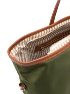 Borsa City Bag MC2 St. Barth verde con logo ricamato sul davanti CB0002 00131M MC2 ST. BARTH 