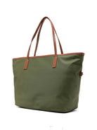 Borsa City Bag MC2 St. Barth verde con logo ricamato sul davanti CB0002 00131M MC2 ST. BARTH 