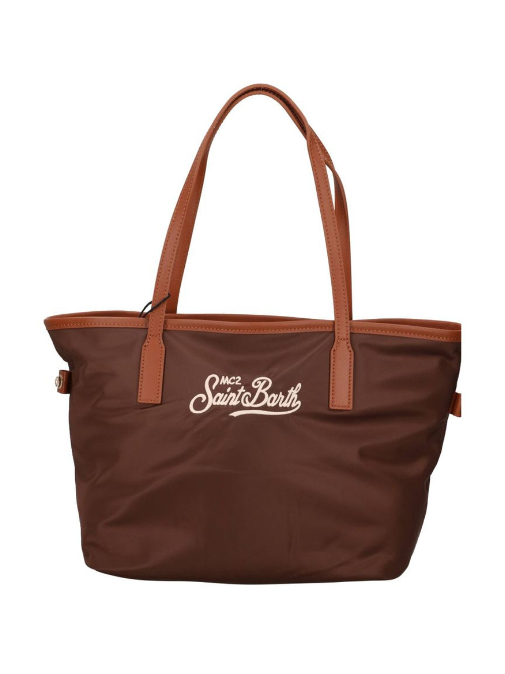 Borsa City Bag MC2 Saint Barth marrone in tessuto tecnico CB0004 00163M MC2 ST. BARTH 