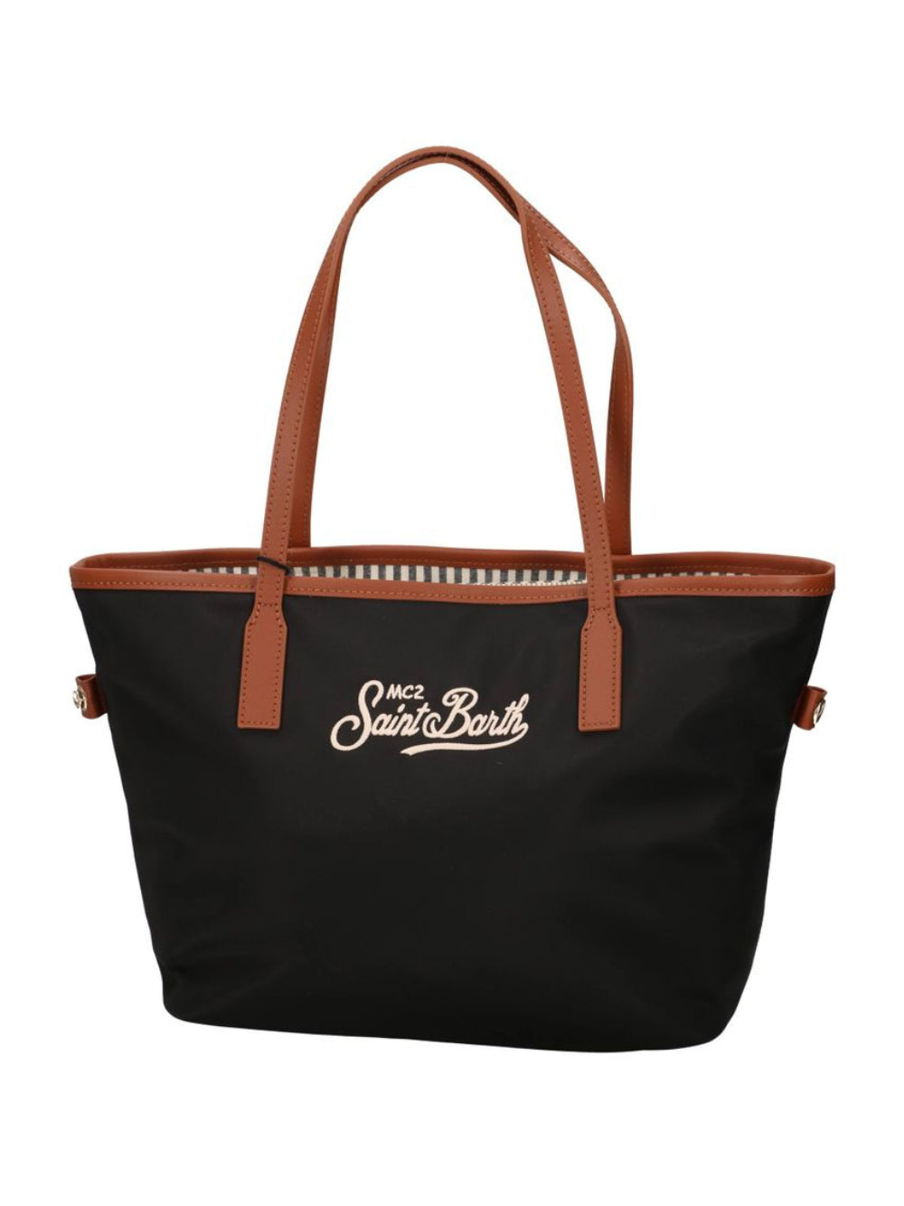 Borsa City Bag MC2 Saint Barth nera in tessuto tecnico CB0004 00680M MC2 ST. BARTH 