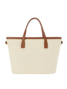 Borsa City Bag MC2 Saint Barth bianca con logo ricamato sul davanti CB0005 00478M MC2 ST. BARTH 