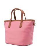 Borsa City Bag Mini MC2 St. Barth rosa con logo ricamato sul davanti CB0005 00682M MC2 ST. BARTH KIDS 