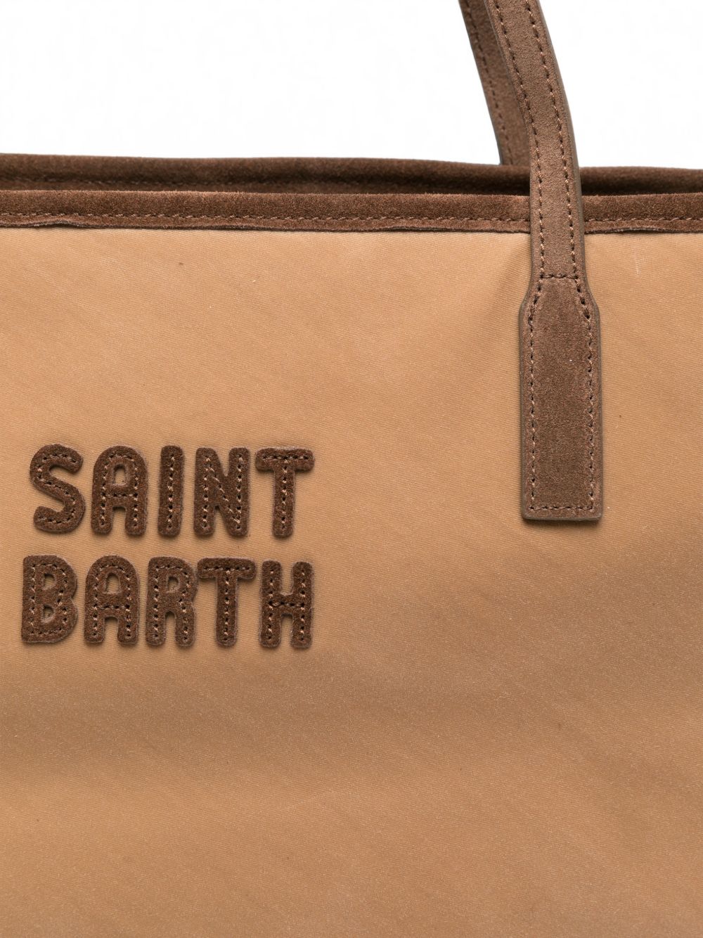 Borsa City Bag Wax MC2 St. Barth marrone con rifinitura scamosciata CB0006 01015M MC2 ST. BARTH KIDS 