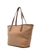 Borsa City Bag Midi MC2 St. Barth marrone con logo in rilievo sul davanti CBMID003 01015M MC2 ST. BARTH KIDS 