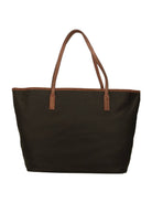 City Bag Midi MC2 Saint Barth verde con logo in rilievo sul davanti CBMID003 01022M MC2 ST. BARTH 