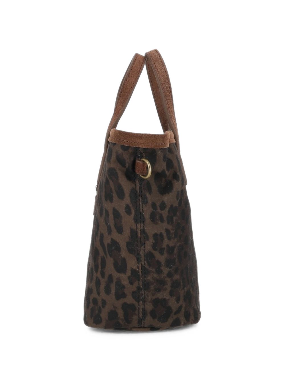 Borsa City Bag Mini MC2 St. Barth marrone con stampa leopardata CBMIN001 00019M MC2 ST. BARTH KIDS 