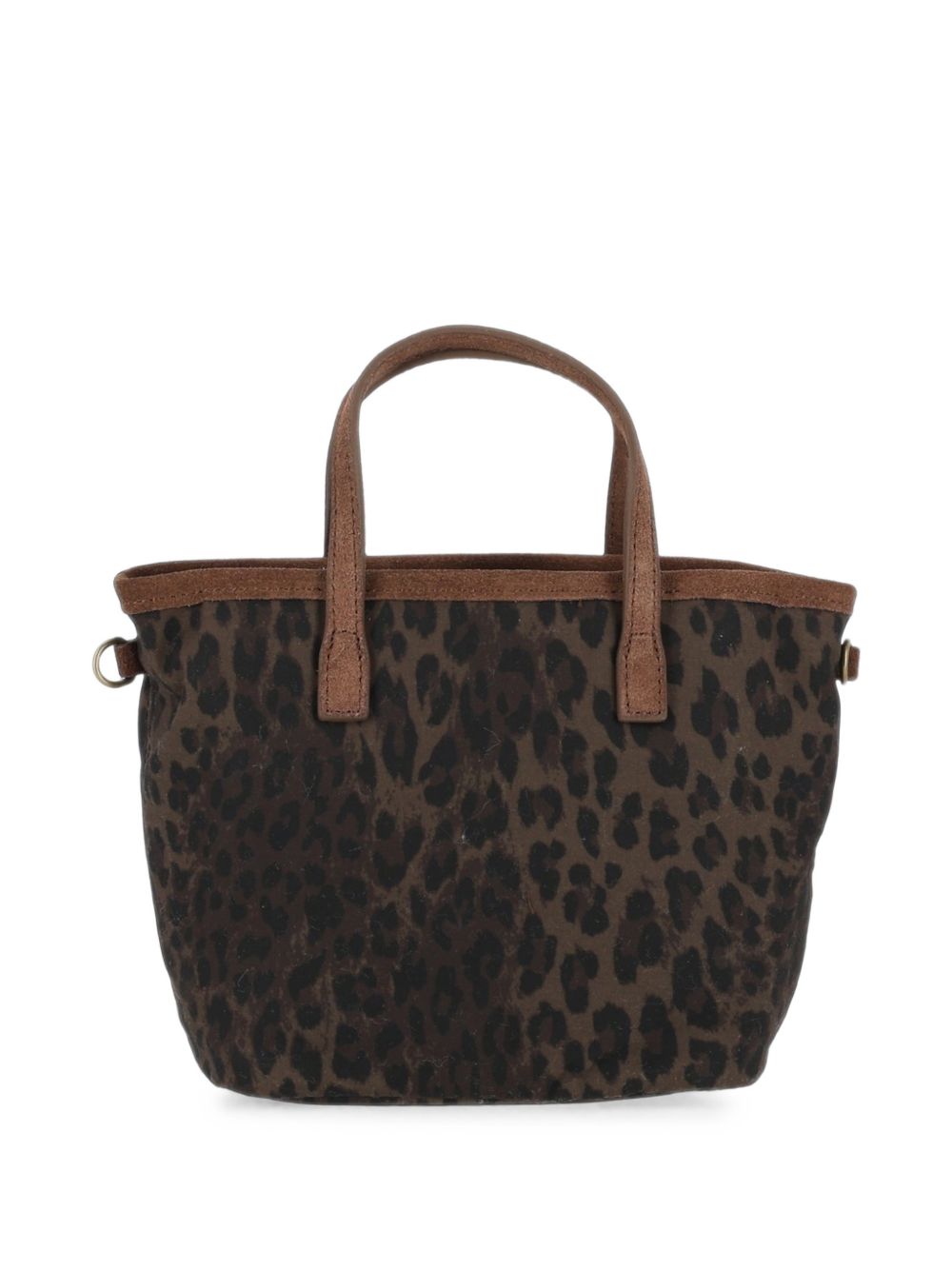 Borsa City Bag Mini MC2 St. Barth marrone con stampa leopardata CBMIN001 00019M MC2 ST. BARTH KIDS 