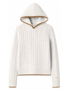 Maglione per donna MC2 St. Barth bianco con trama intrecciata LRNT001 00023M MC2 ST. BARTH 