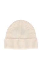 Cappello per bambina MC2 Saint Barth Kids beige con trama a coste MOS0004 00023M MC2 ST. BARTH 