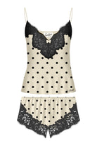 Pigiama per donna MC2 St. Barth bianco con finiture in pizzo PIA0001 00493M MC2 ST. BARTH 