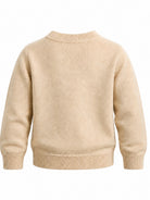 Maglione per donna MC2 Saint Barth beige con scritta ricamata "Cortina Queen" QUE0018 00234M MC2 ST. BARTH 