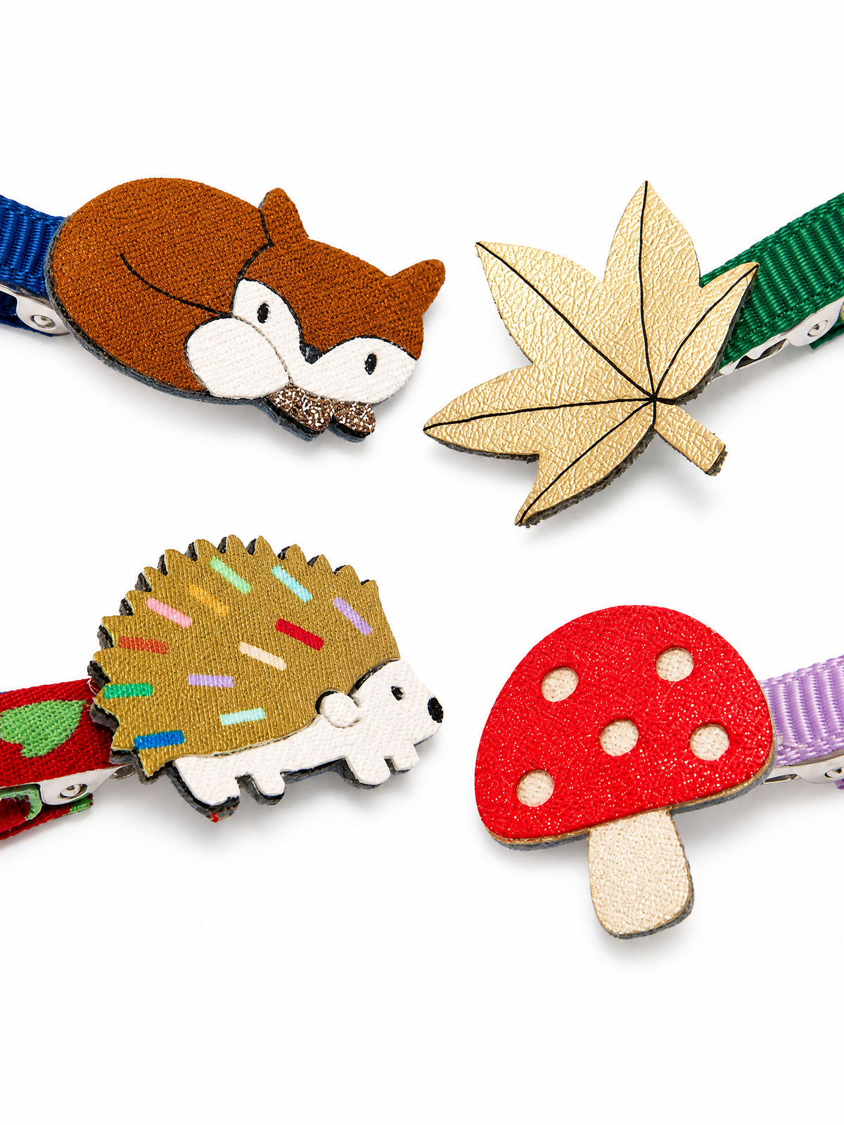 Set di otto fermagli per capelli per bambina Mimi & Lula Kids multicolore a tema foresta 172082-23 WOODLAND MIMI & LULA KIDS 