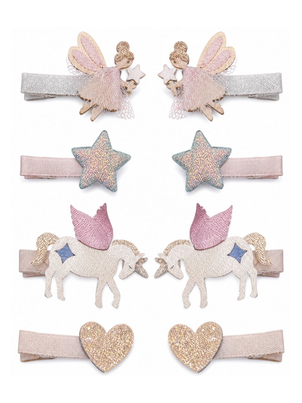 Set di otto fermagli per capelli per bambina Mimi & Lula Kids multicolore a tema fatine 192009-27 DREAMY FAIRY MIMI & LULA KIDS 