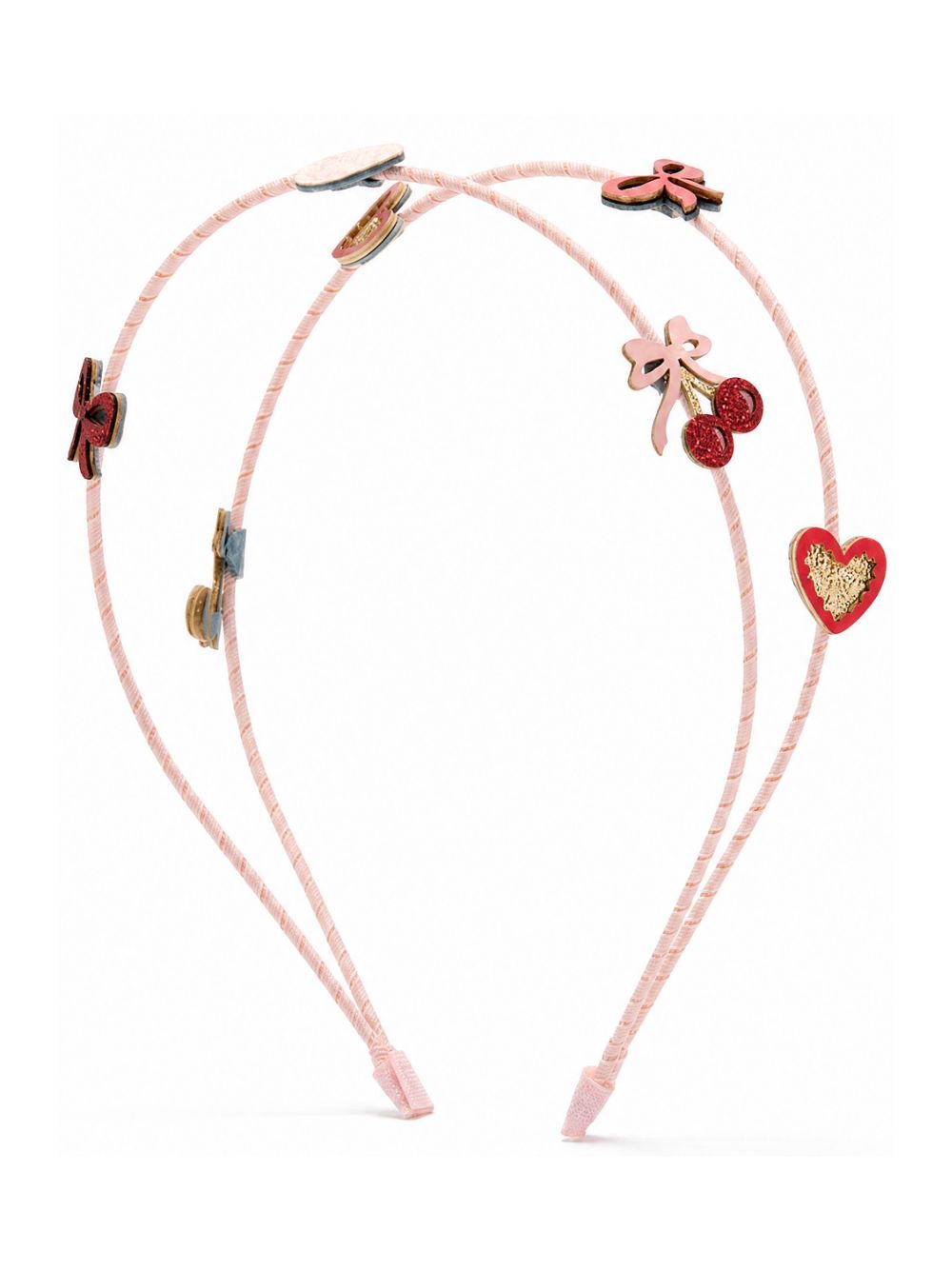 Cerchietto per capelli per bambina Mimi & Lula Kids rosa con applicazioni ciliegie 192058-04 FANCY CHERRIES MIMI & LULA KIDS 