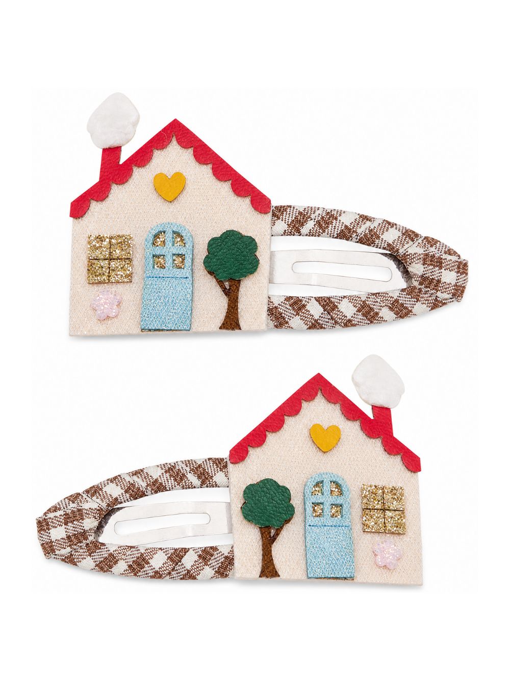 Set di due fermagli per capelli per bambina Mimi & Lula Kids multicolore con applicazione fattoria 192074-43 FARMHOUSE MIMI & LULA KIDS 