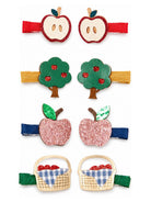 Set di otto fermagli per capelli per bambina Mimi & Lula Kids multicolore con applicazione frutta 192075-38 APPLE HARVEST MIMI & LULA KIDS 