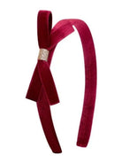 Cerchietto per capelli per bambina Mimi & Lula Kids rosso con fiocco applicato 192133-14 VIOLET BOW MIMI & LULA KIDS 