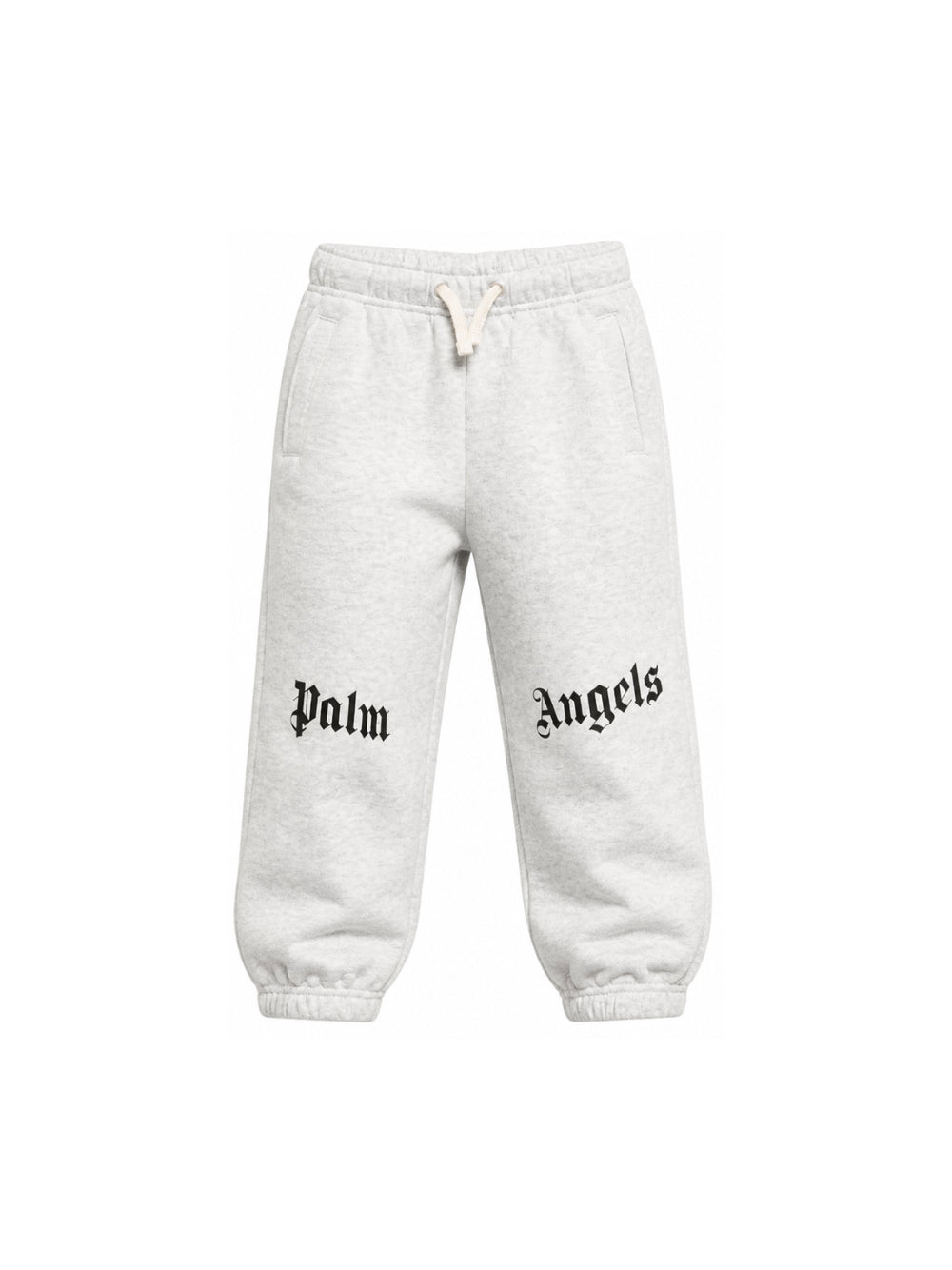 Pantatuta per bambino Palm Angels Kids grigio con stampa logo sul davanti F6PAJBFP016 101 PALM ANGELS KIDS 