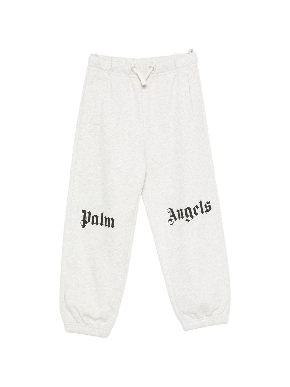 Pantatuta per bambino Palm Angels Kids grigio con stampa logo sul davanti F6PAJBFP016 101 PALM ANGELS KIDS 