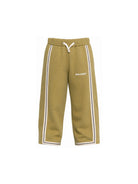 Pantatuta per bambino Palm Angels Kids verde con dettaglio a striscie laterali F6PAJBFP027 1529 PALM ANGELS KIDS 