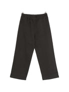 Pantatuta per bambino Palm Angels Kids nero con stampa logo sul davanti F6PAJBFP062 110 PALM ANGELS KIDS 