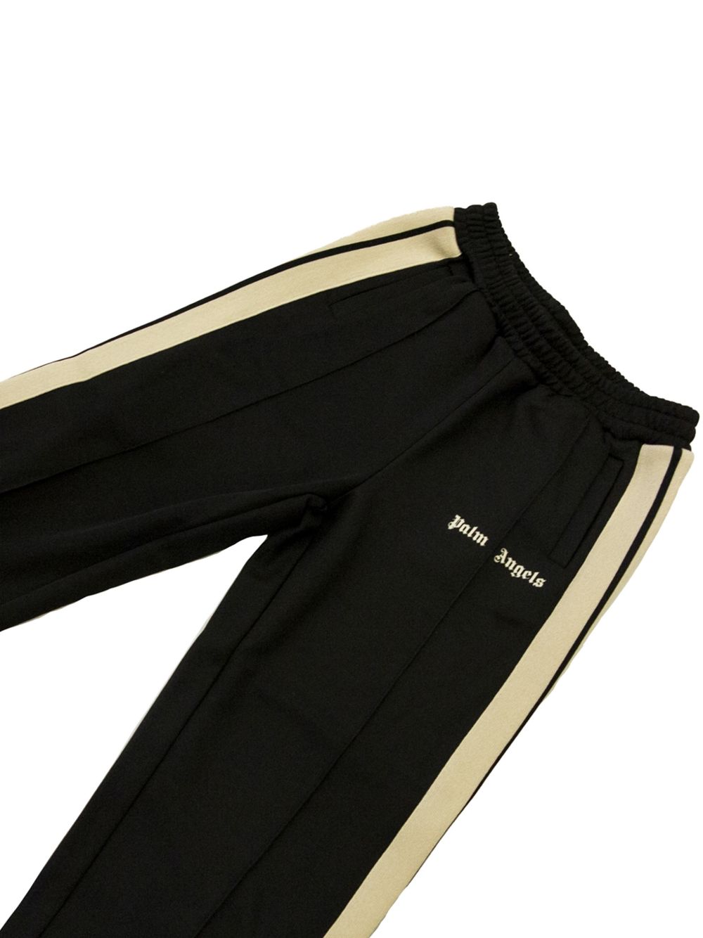 Pantaloni per bambino Palm Angels Kids nero con bande laterali F6PAJBPA029 110 PALM ANGELS KIDS 
