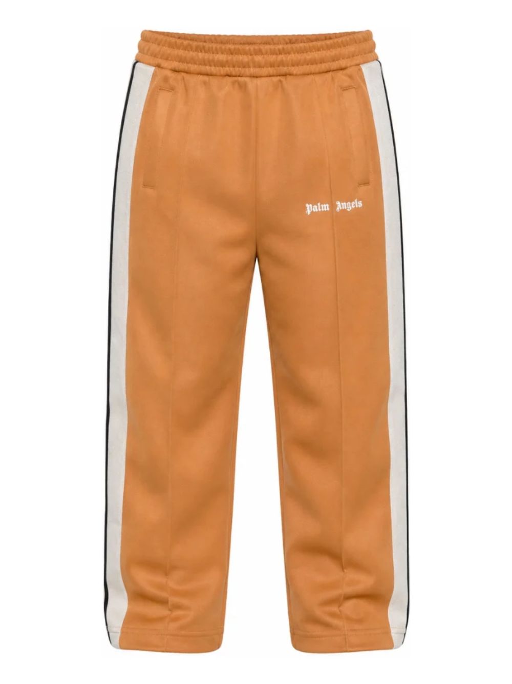 Pantaloni per bambini Palm Angels Kids marrone con dettaglio laterale a righe F6PAJBPA029 1531 PALM ANGELS KIDS 