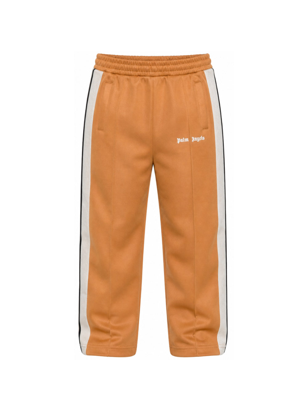 Pantaloni per bambini Palm Angels Kids marrone con dettaglio laterale a righe F6PAJBPA029 1531 PALM ANGELS KIDS 