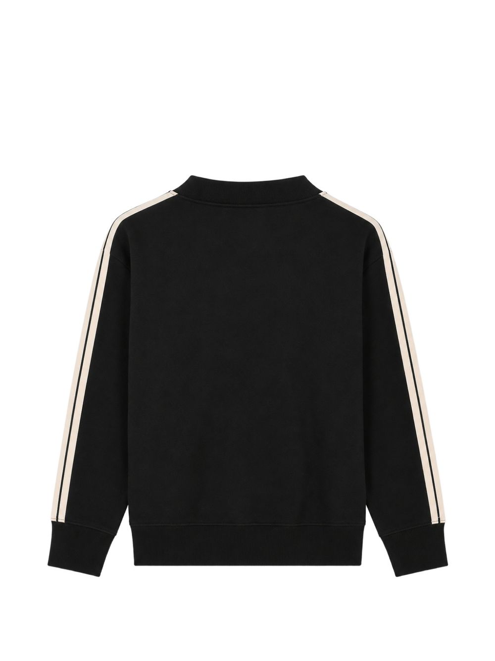 Felpa per bambini Palm Angels Kids nera con stampa logo sul davanti F6PAJBSW025 110 PALM ANGELS KIDS 