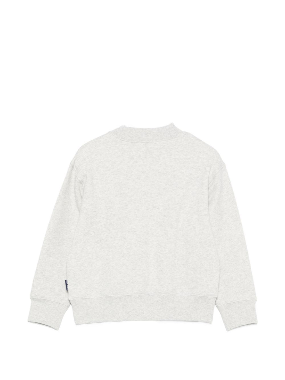 Felpa per bambini Palm Angels Kids grigia con stampa logo sul davanti F6PAJBSW102 101 PALM ANGELS KIDS 