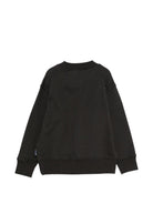 Felpa per bambini Palm Angels Kids nera con stampa logo sul davanti F6PAJBSW112 110 PALM ANGELS KIDS 
