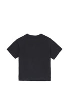T-shirt per bambino Palm Angels Kids nera con stampa logo F6PAJBTH017 110 PALM ANGELS KIDS 