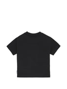T-shirt per bambino Palm Angels Kids nera con stampa orso sul davanti F6PAJBTH061 110 PALM ANGELS KIDS 