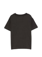 T-shirt per bambini Palm Angels Kids nera con stampa orsetto sul davanti F6PAJBTH103 110 PALM ANGELS KIDS 