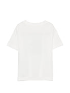 T-shirt per bambini Palm Angels Kids bianca con stampa orsetto sul davanti F6PAJBTH103 412 PALM ANGELS KIDS 